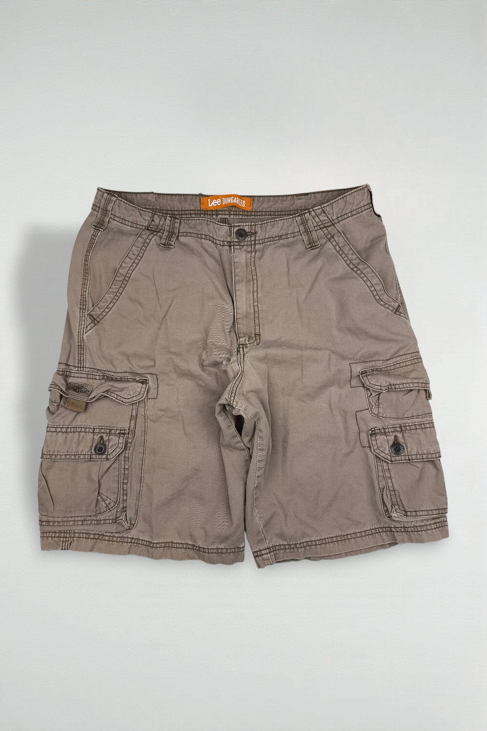Lee Dungarees Cargo Shorts Brown