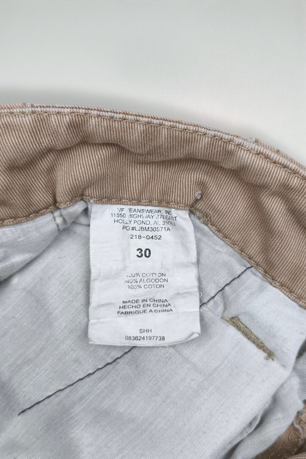 Vintage Lee Dungarees Cargo Shorts Beige