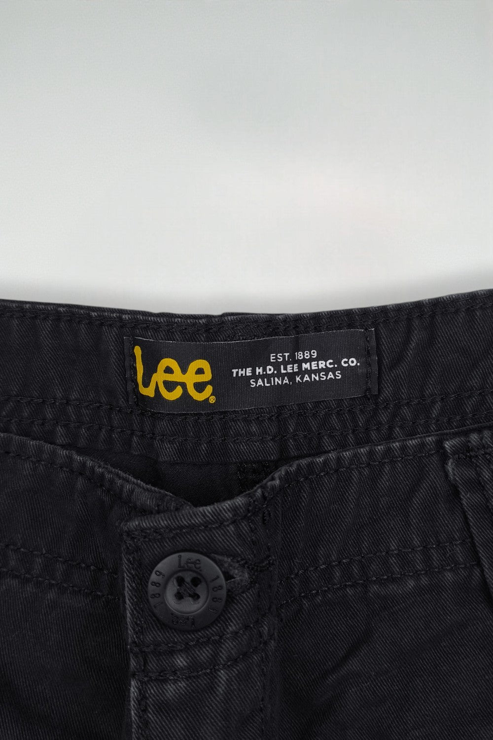 Vintage Lee Cargo Shorts Black