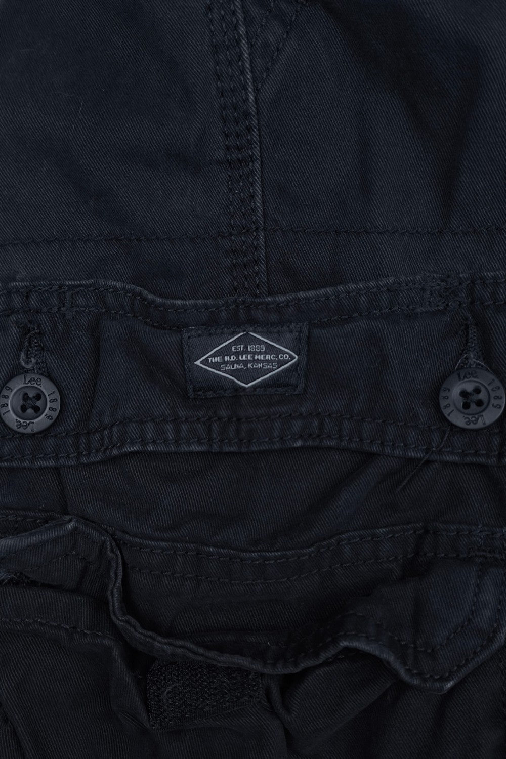Vintage Lee Cargo Shorts Black