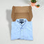 Second-hand Tommy Hilfiger Regular Fit Light Blue Cotton Shirt