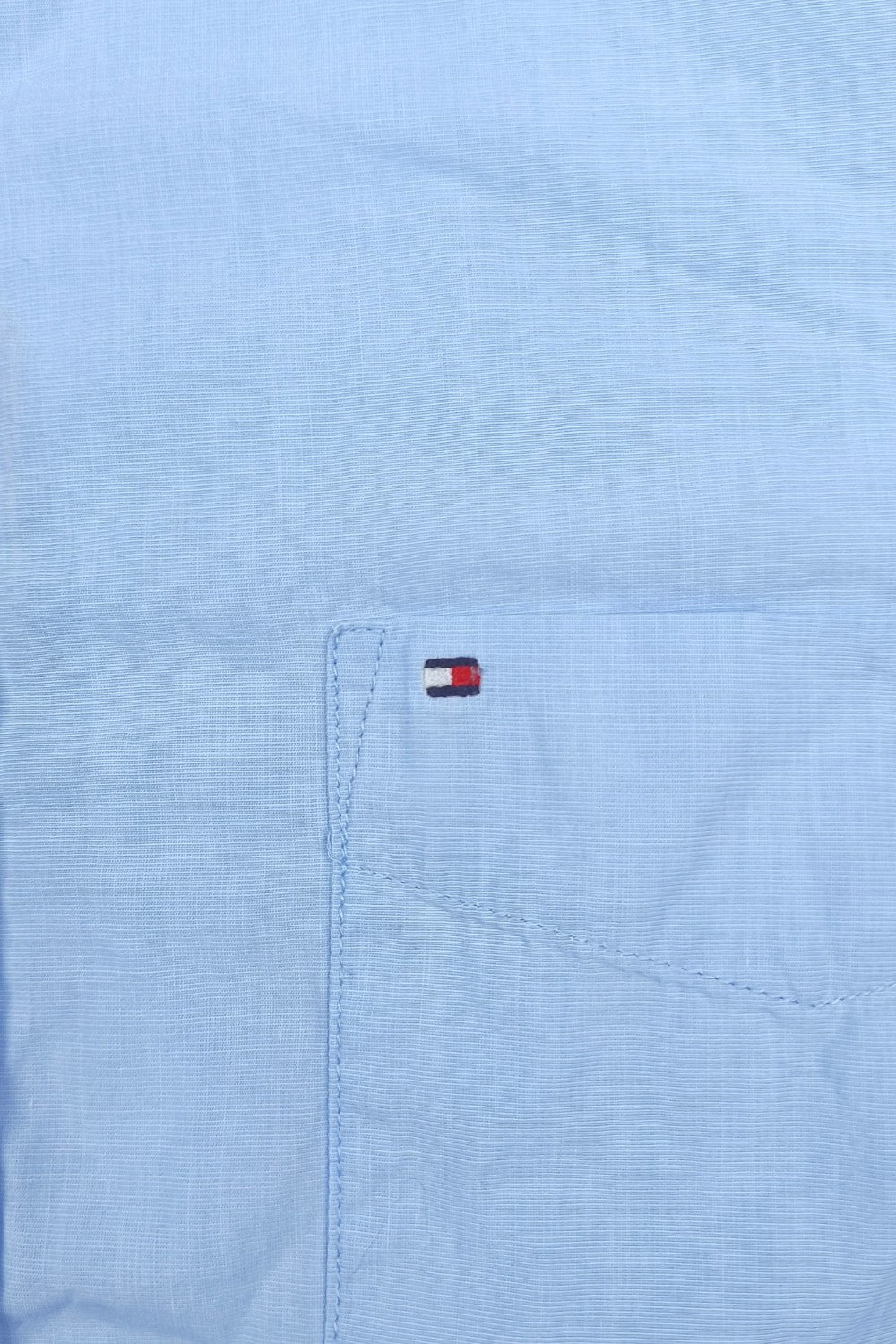 Second-hand Tommy Hilfiger Regular Fit Light Blue Cotton Shirt