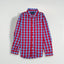 Second-Hand Tommy Hilfiger Youth XL Check Shirt | Red Blue