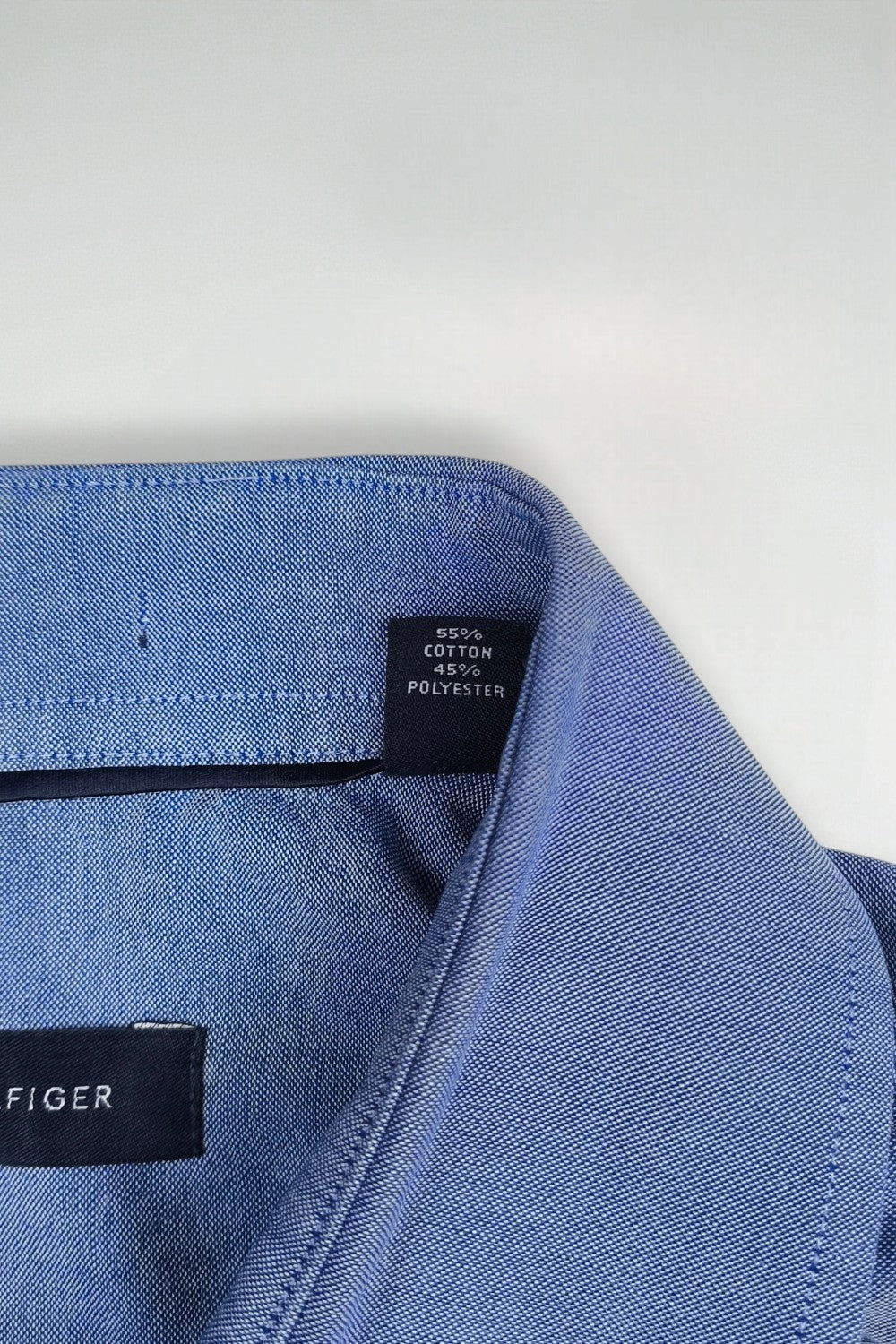 Tommy Hilfiger Oxford Shirt Blue L Long Sleeve Casual