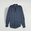 Vintage Tommy Hilfiger Plaid Shirt Blue Grey Button Down M