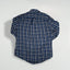 Vintage Tommy Hilfiger Plaid Shirt Blue Grey Button Down M
