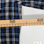 Vintage Tommy Hilfiger Plaid Shirt Blue Grey Button Down M
