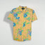 Vintage Tommy Hilfiger Hawaiian Floral Shirt Yellow L Cotton