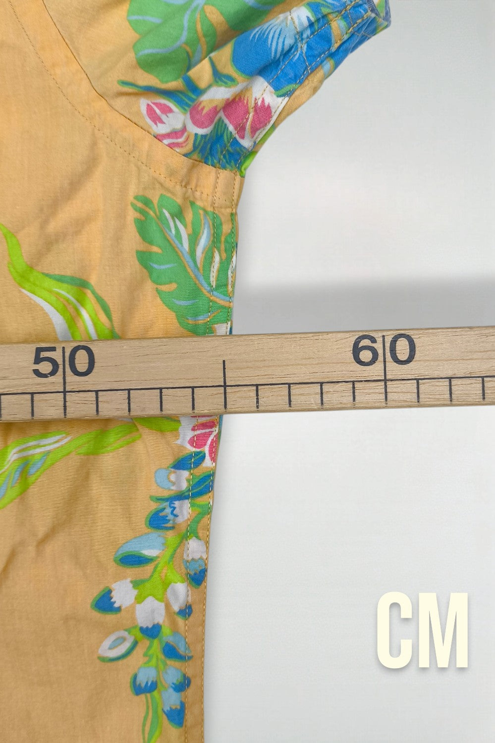 Vintage Tommy Hilfiger Hawaiian Floral Shirt Yellow L Cotton