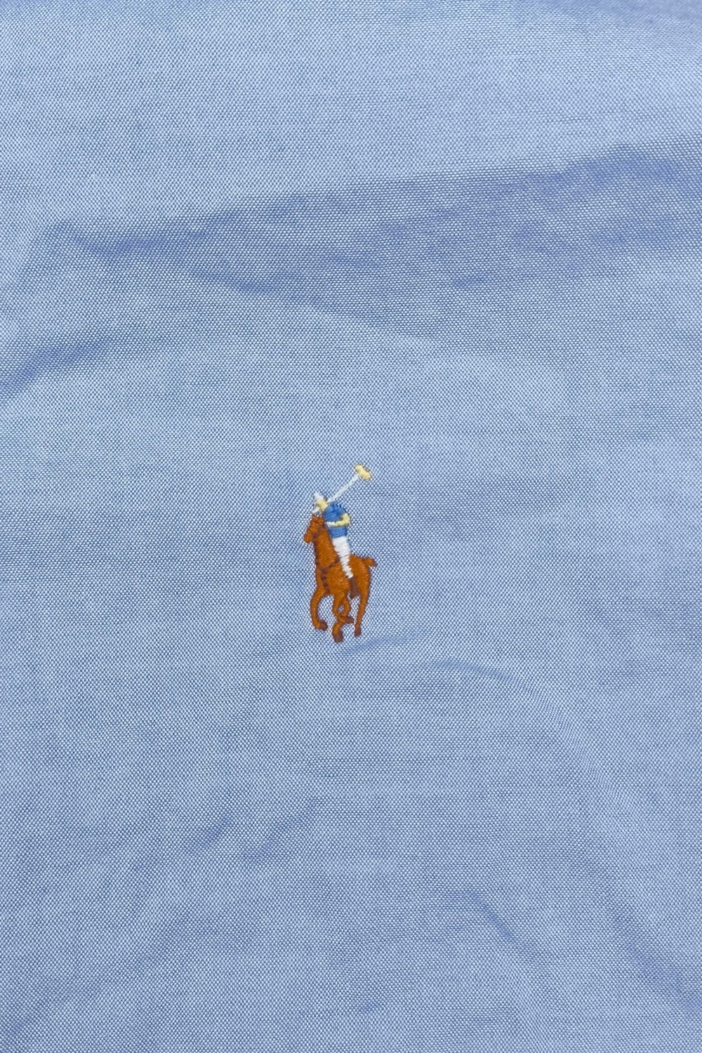 Vintage Ralph Lauren Yarmouth Oxford Shirt Blue XL Hong Kong