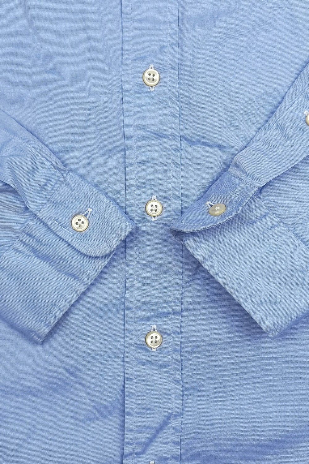 Vintage Ralph Lauren Yarmouth Oxford Shirt Blue XL Hong Kong