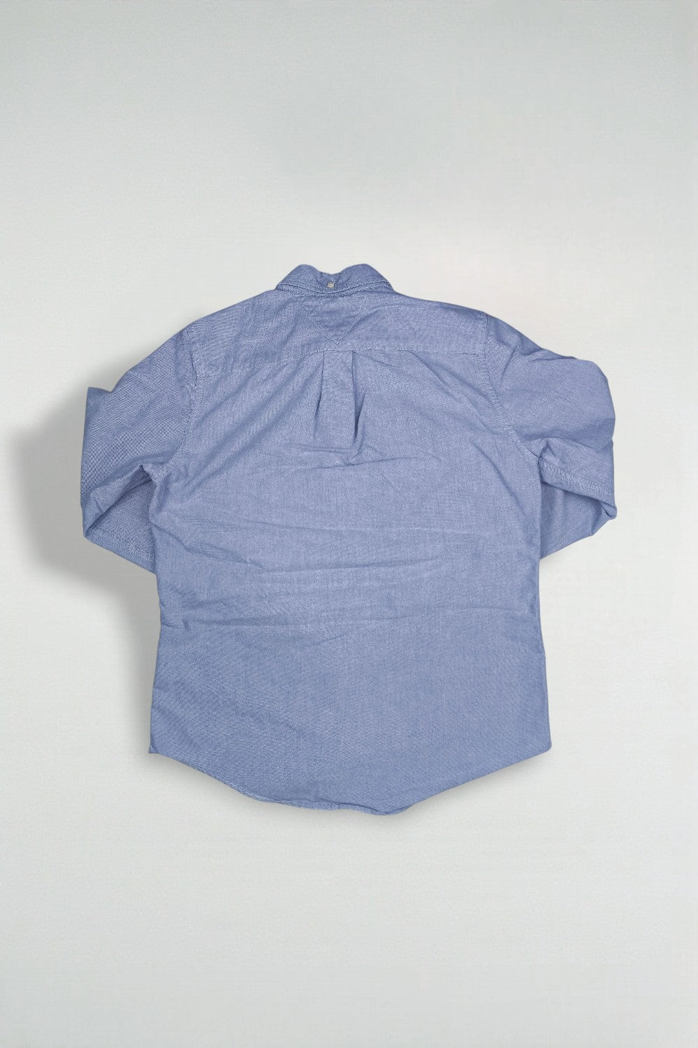 Second-hand Tommy Hilfiger Blue Oxford Shirt | Custom Fit Cotton