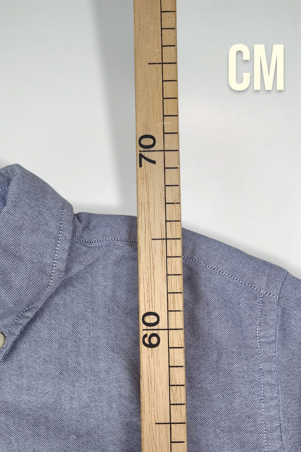 Second-hand Tommy Hilfiger Blue Oxford Shirt | Custom Fit Cotton