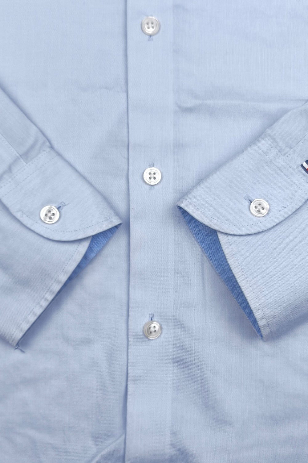 Second-hand Tommy Hilfiger Light Blue Stretch Shirt | Classic Fit
