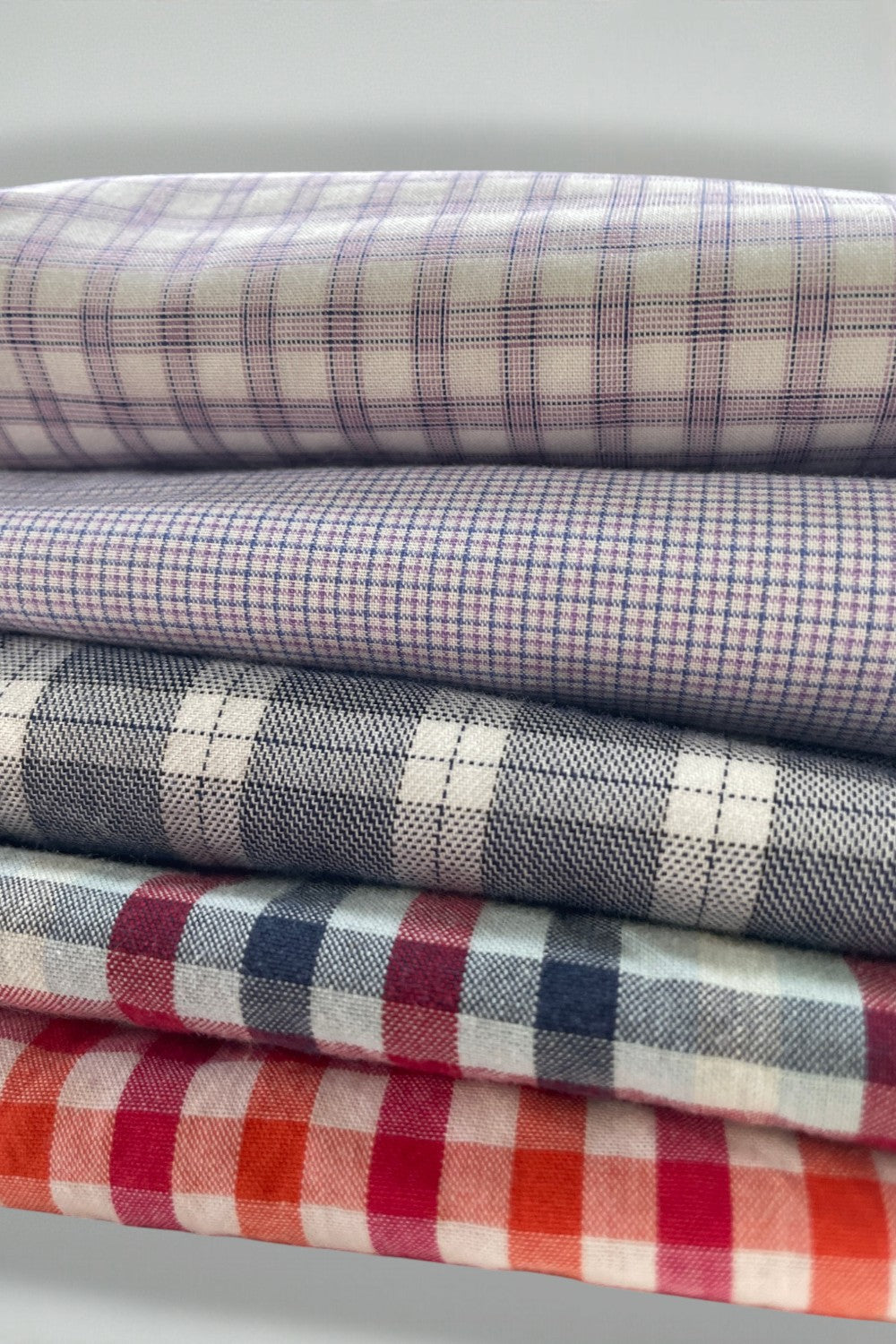 Second-hand Tommy Hilfiger Checkered Shirts x5 L | Men's Preppy