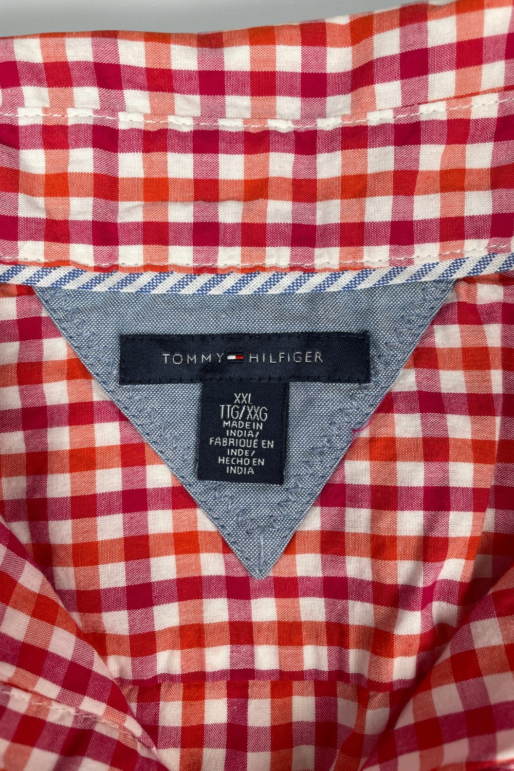 Second-hand Tommy Hilfiger Checkered Shirts x5 L | Men's Preppy