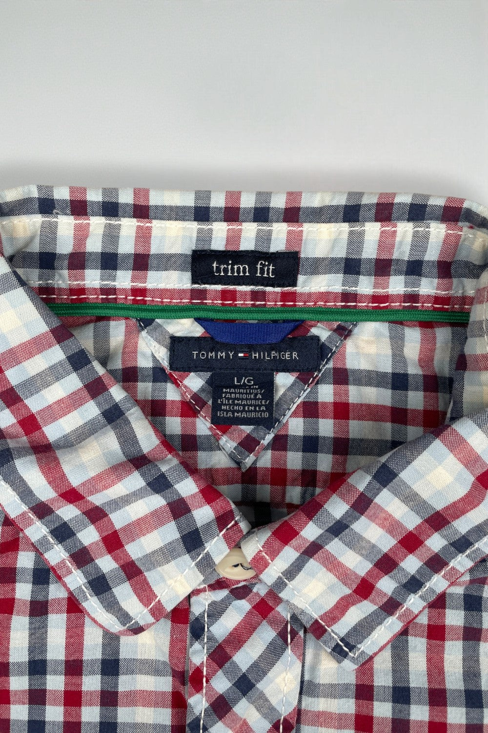 Second-hand Tommy Hilfiger Checkered Shirts x5 L | Men's Preppy