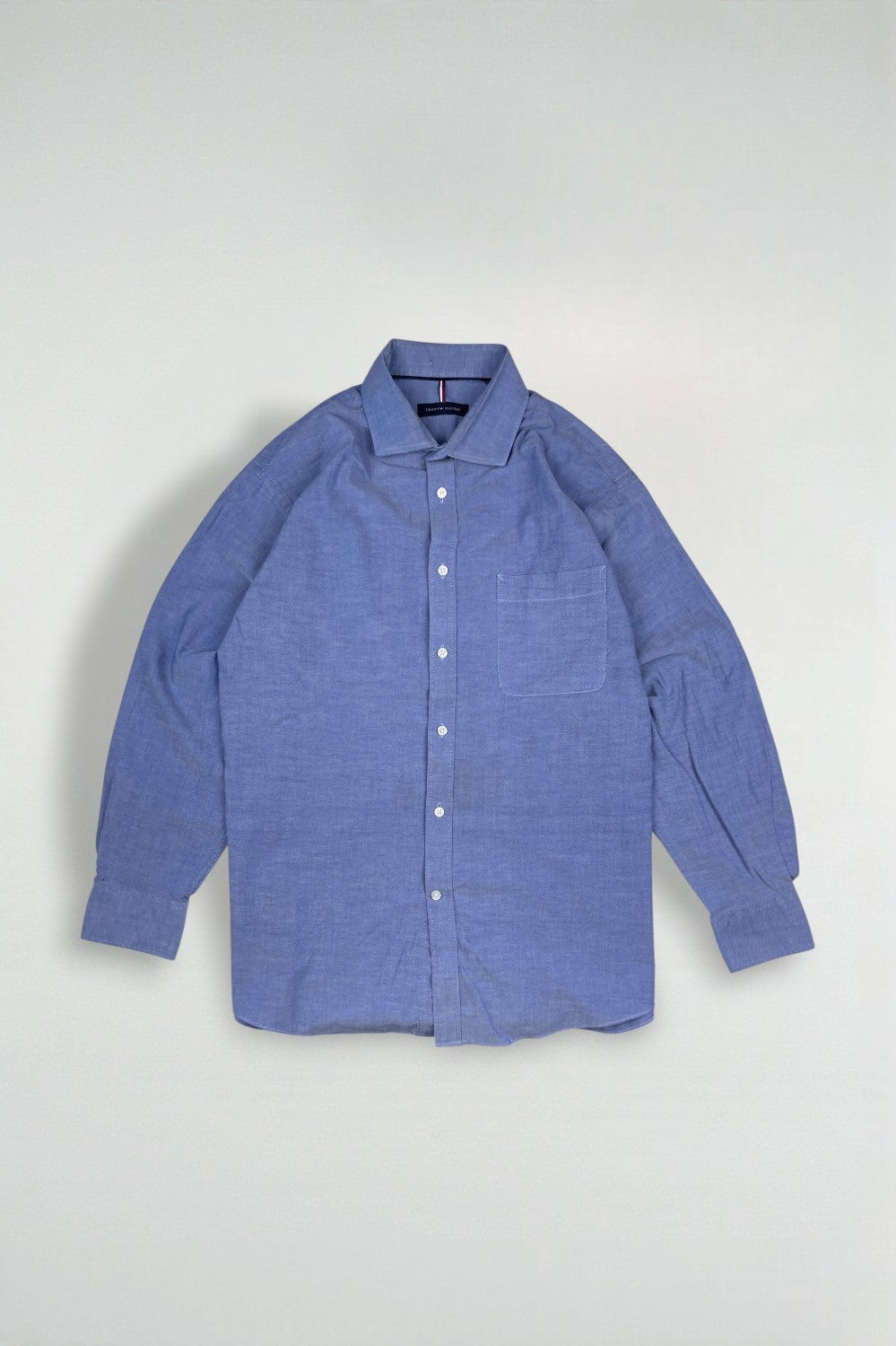 Second-hand Tommy Hilfiger x3 Shirt Bundle Blue Pink Navy | L