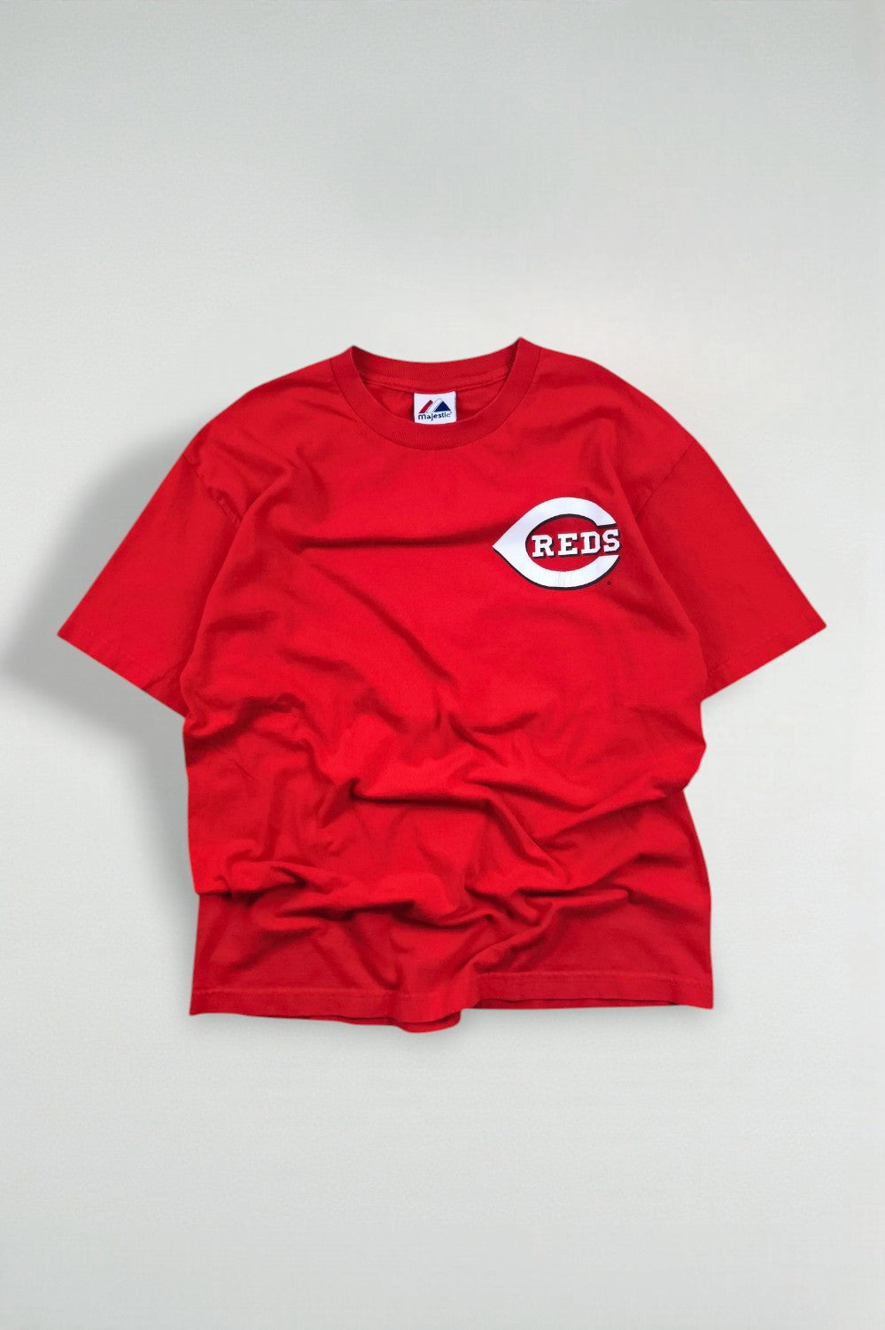 Maglietta MLB vintage Majestic Cincinnati Reds rossa | Abbigliamento della squadra anni 2000 