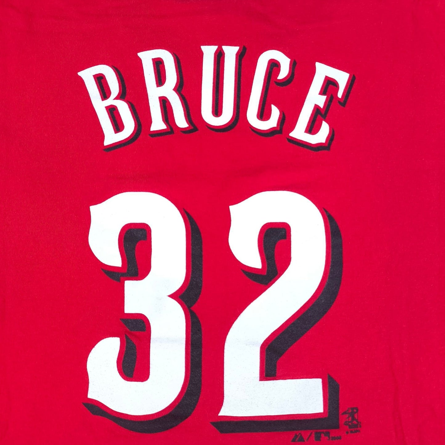 Maglietta MLB vintage Majestic Cincinnati Reds rossa | Abbigliamento della squadra anni 2000 