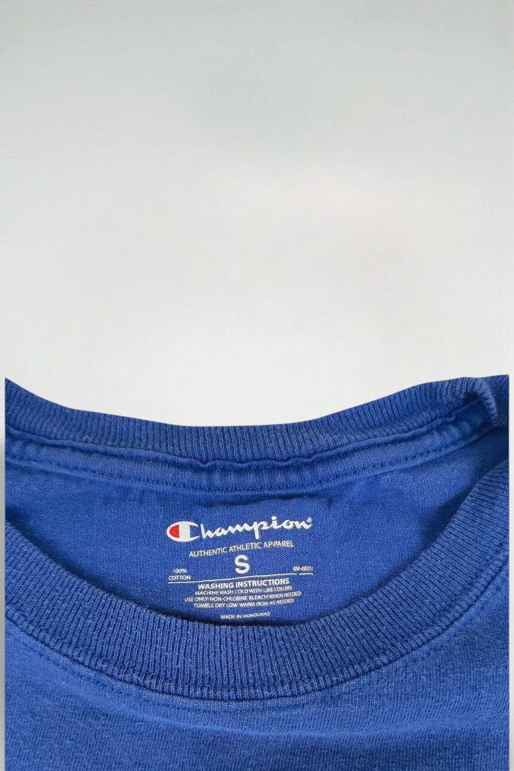 Maglietta da calcio vintage Champion Kentucky blu | Sport universitari anni 2000