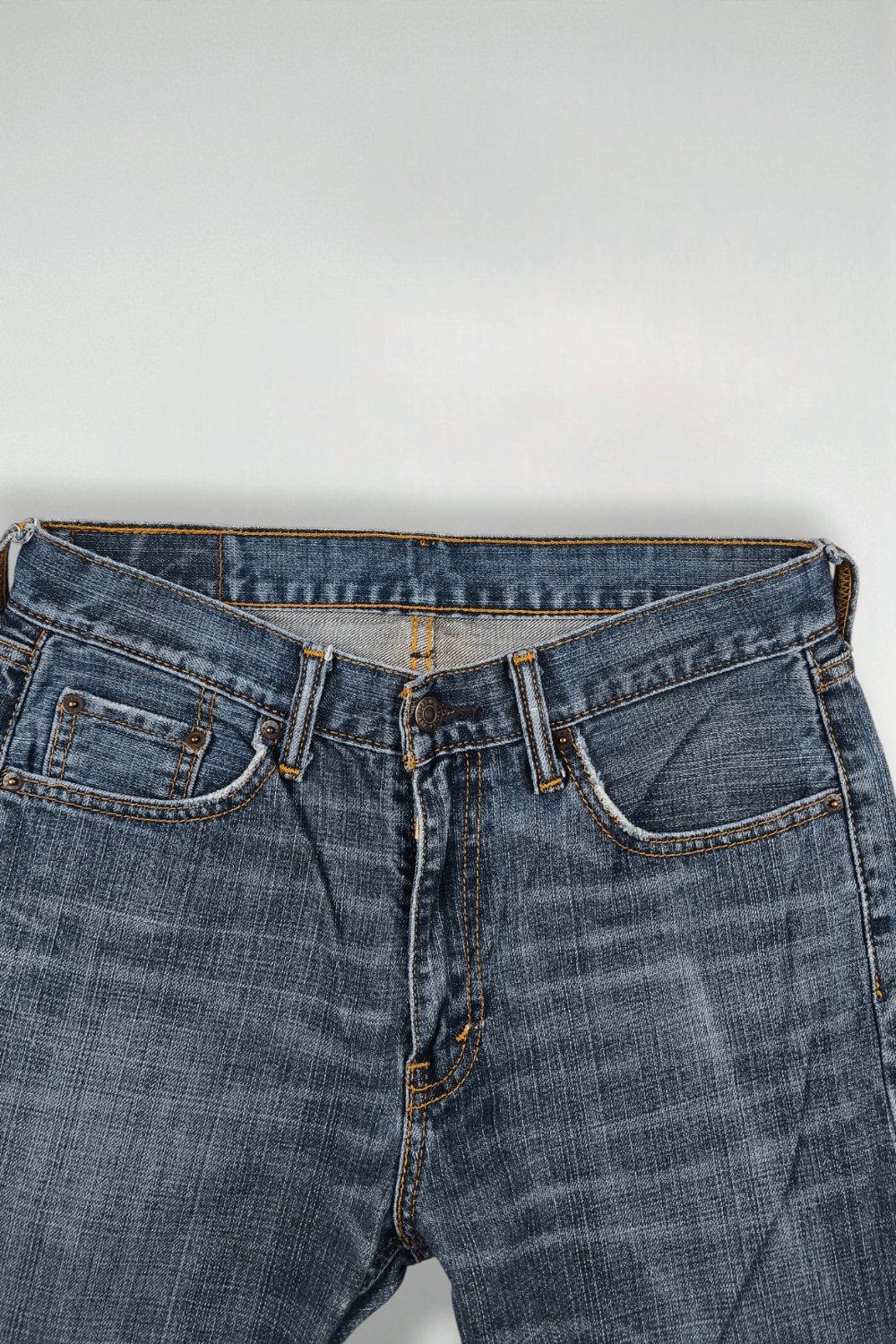 Jeans Levi's 505 a gamba dritta blu vintage | Pantaloni in denim anni 2000