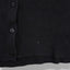 Cardigan Lacoste in maglia a coste nero di seconda mano | Maglieria da donna