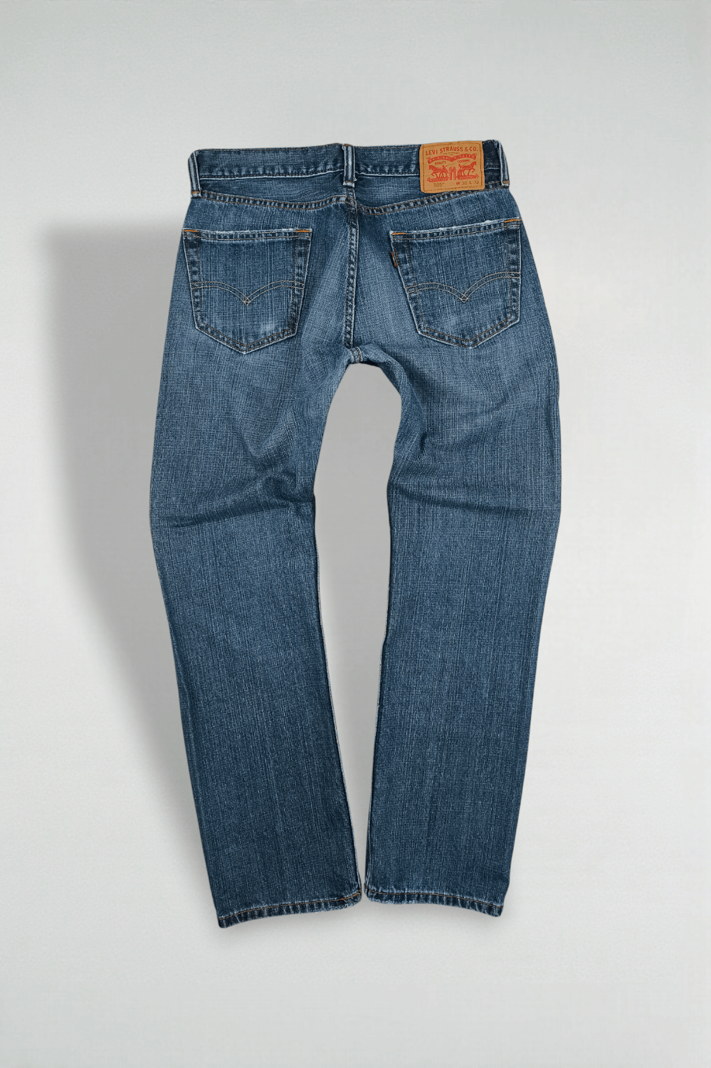 Jeans Levi's 505 a gamba dritta blu vintage | Pantaloni in denim anni 2000
