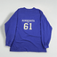 Maglia da football vintage a maniche lunghe NFL dei Minnesota Vikings, viola | Abbigliamento originale anni 2000