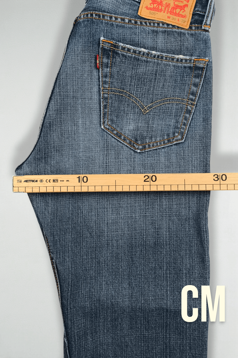 Jeans Levi's 505 a gamba dritta blu vintage | Pantaloni in denim anni 2000