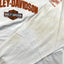 Maglietta a maniche lunghe vintage Harley-Davidson Amarillo Texas bianca | Abbigliamento da motociclista anni 2000